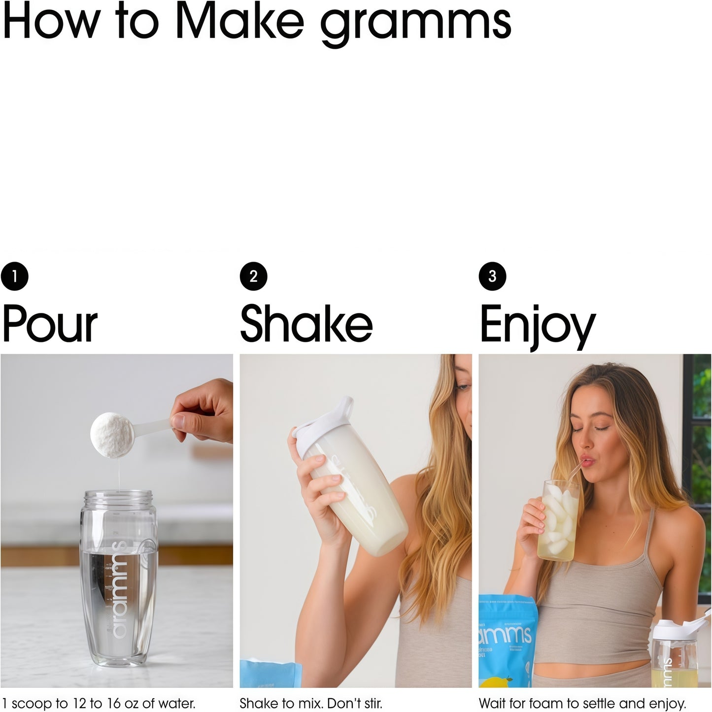 GRAMMS Clear Protein Powder 20G Protein forWomen & Men | Lactose Free, Grass-Fed WheyIsolate, Gluten Free, Zero Sugar, Gut Friendly,Non-Bloating