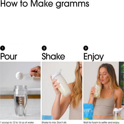 GRAMMS Clear Protein Powder 20G Protein forWomen & Men | Lactose Free, Grass-Fed WheyIsolate, Gluten Free, Zero Sugar, Gut Friendly,Non-Bloating
